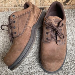 Rockport Prowalker Shoe Mens US 11 .5M Lace Up Casual Brown Leather